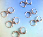 Enamals 925.sterling silver leverback earring or fish hook earring in assorted design