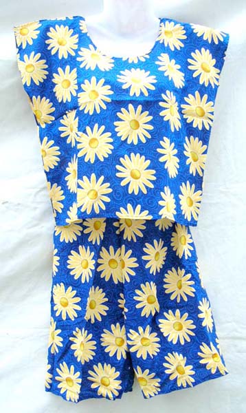 Wholesales Hawaii fashion clothing supplies Hawaii style daisy flower woman set 