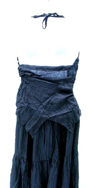  Online sash dress distributor supply - Summer daytrip sash dress set motif triangle with thick crinkle and top ties neck and back 