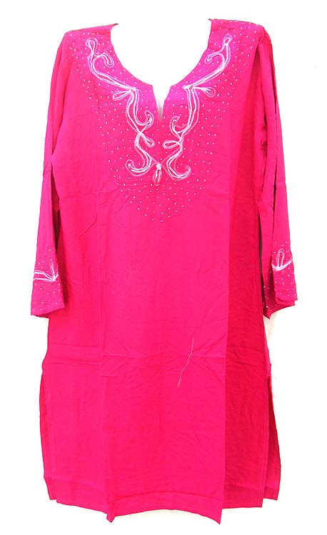Online fashion lady's style apparel wholesale - assorted color bali casual 3/4 sleeve dress with V shape neck  