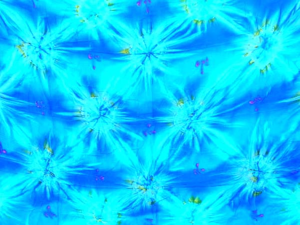 Tie Dye Beach Pareo sarong online supply sarong wrap design in mono blue color and flower pattern forming in diamond shape