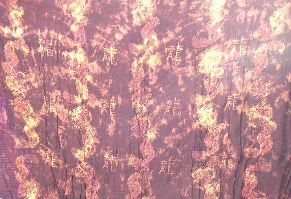 Wholesale Asia mono print sarong supplier distribute Bali tie dye sarong in mono brown color with Chinese character 