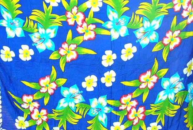 Handpainted pareo fashion sarong wholesale distribute nature scene hand painted motif tropical hawaiian flowers  