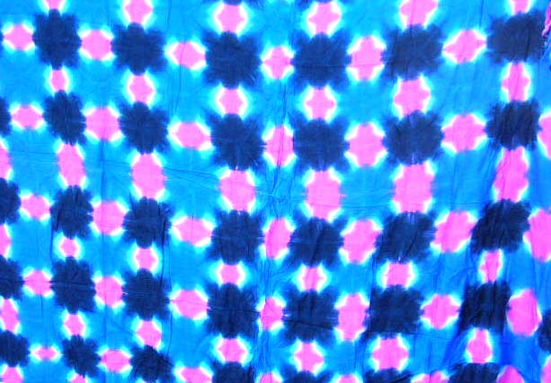 Sarong in Tie dye printed pareo shopping wholesale tie dye sarong motif in multi blue color square and pinky decor 