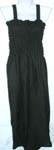 Beach Hawaiian rayon dress, top has an elastic neckline which can be worn on or off and below the knee length design