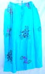 Flowered Hawaiian beach dress with adjustable top tie neck and V neckline design