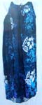 Flowered Hawaiian beach dress with adjustable top tie neck and V neckline design
