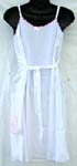 Cotton bali long dress with embroidery tropical flower and fish-web on top design