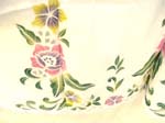 Embroidery coloful flower bali dress with white color design