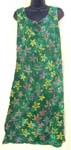 Rayon lady sleeveless long dress with elastic on neck and strings butterfly knot design on front top