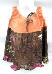 Hawaii mono assorted sleeveless kids dress motif butterfly knot on front with hibiscus and sea lifes pattern design