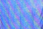 Rainbow-yellow, green, purple, blue sarong wrap motif diagonal line and spiral pattern design