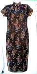 wholesale oriental clothing traditional Chinese woman dress, brocade China silk textile cheongsam ancient qipao with hand-made frog buttons