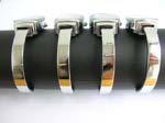 Assorted solid color thin bangle watch with rectangular shape design