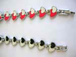 double heart shape fashion watch
