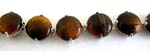 Tiger's eye fashion bracelet inround shape with S lock for closure