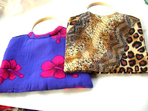 Hangbags wholesale company online wholesale silk-like and cotton wooden handbag       