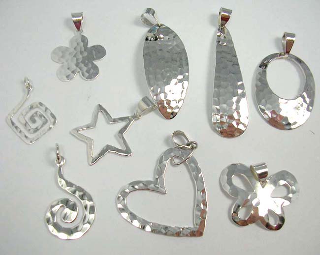 Artist inspired design on 925. sterling silver pendent direct wholeale and supply