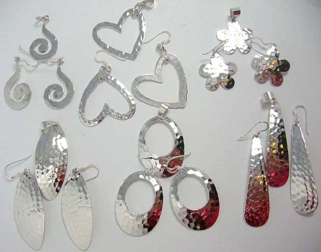 Casual shopping style jewelry set wholesale 925. sterling silver jewelry set with earrings and pendant