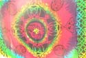 Bali diamond shape multi color sarong with celtic treen design