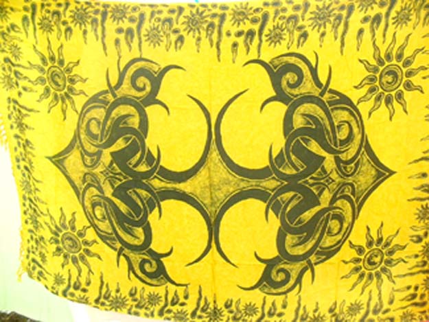 Online shopping sarong distributor wholesale celtic tree and sun in asssorted color    