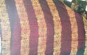 Black stripes wrapping saong with yellow celtic design 