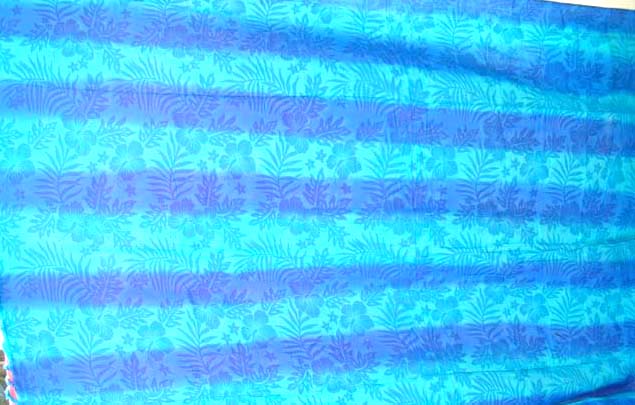 Bali jewelry and sarong direct supplier wholesale blue stripes batik floral sarong 