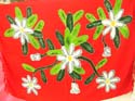 Summer scene floral hand painting sarong