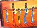 Traveling African wrapping sarong