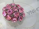 Ball shape assorted cz toe ring