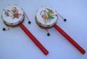 Tibetan Twist Drum with different kid's facial design
