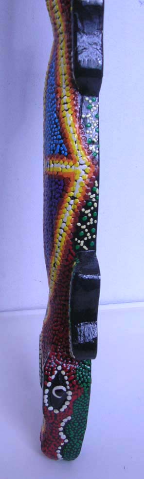 Located in US import and export from Bali wholesale dotted color gecko bali handicraft wooden plaque  