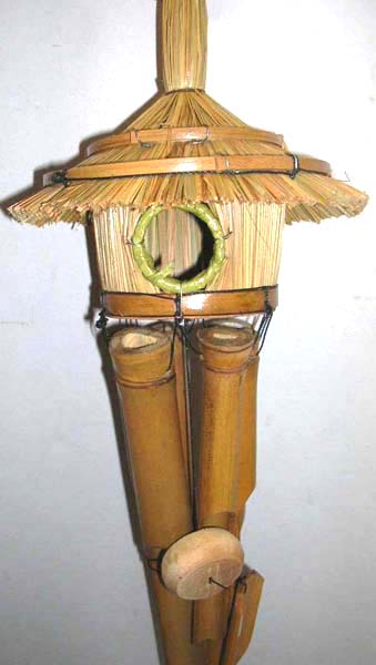 Craft product wholesale bird house bamboo wind chime    