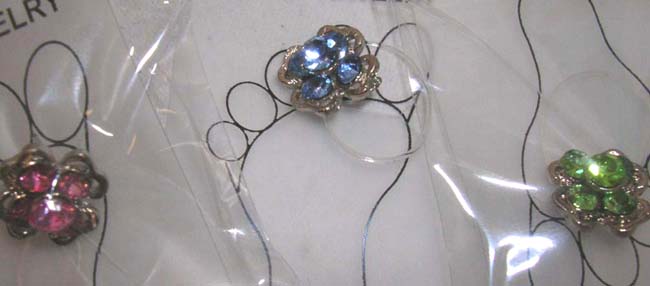 Girl's like gift wholesale toe ring store supply cz heart shape leafs toe ring      