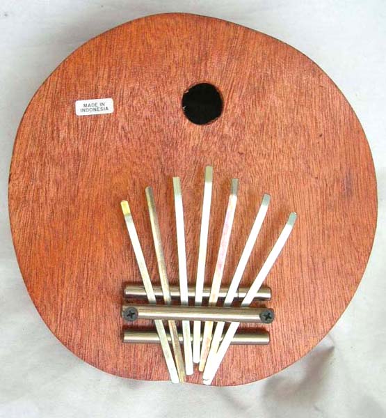Studio wholesale supplier music instrument made from Bali karimba bali thumb piano in half moon shape design  
