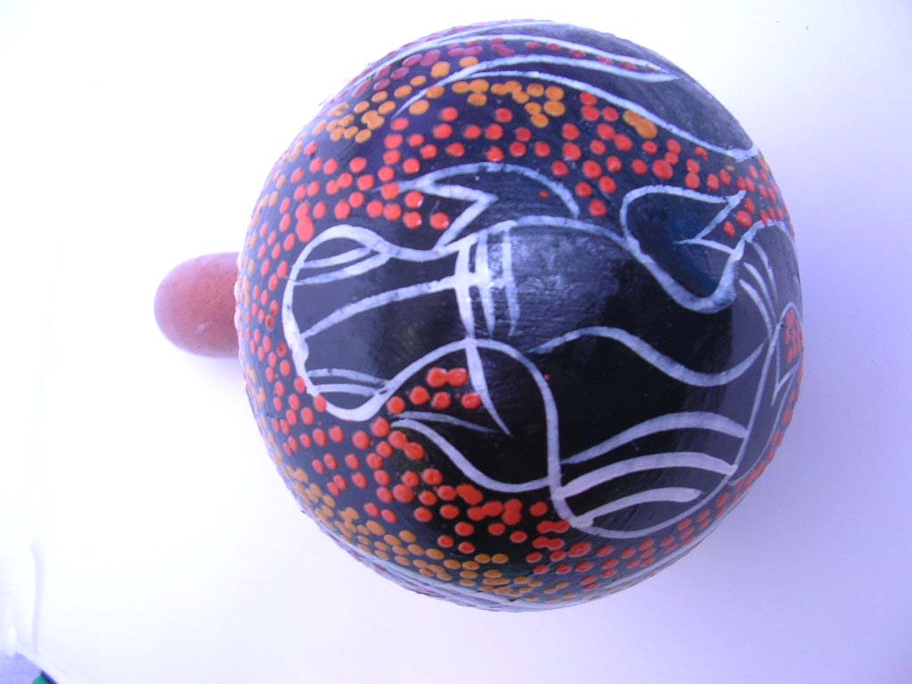 Summer discount free catalog online wholesale beautiful handicraft coconut maracas in assorted painting pattern design