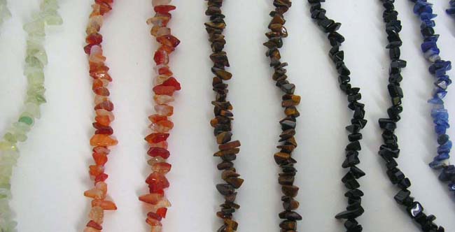 Lady' fashion supply wholesale fashion assorted gemstone chips necklace       