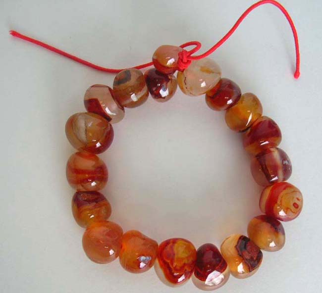 Gemstone fashion jewellery store wholesale supplier natural agate fashion bracelet        