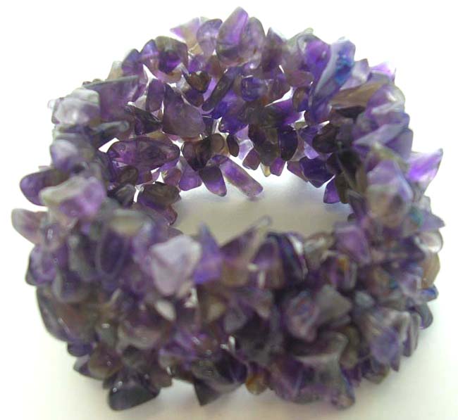 Free catalog online shows discount jewelry wholesale assorted stretchy wide band gemstone chips bracelet         