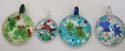 Ocean theme roundel murano glass fashion pendant