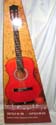 Black or red color guitar in 99 cm large