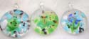 Handmade round sealifes picture pendant,