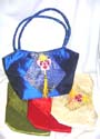 Chinese silk butterfly handbag