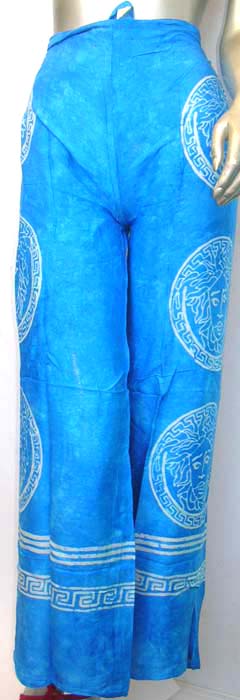 Summer plus size clothing wholesale assorted rayon wrapping pant     