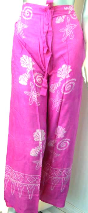 Summer plus size clothing wholesale assorted rayon wrapping pant     