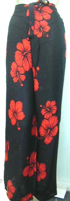 Summer plus size clothing wholesale assorted rayon wrapping pant     