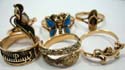 Animal and hip hop fashion combined bronze ring