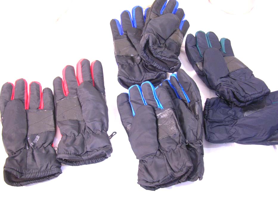 Discount assorted winter ployester glove wholesale 
