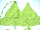 Sexy summer lime green crochet top