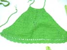Sexy summer lime green crochet top